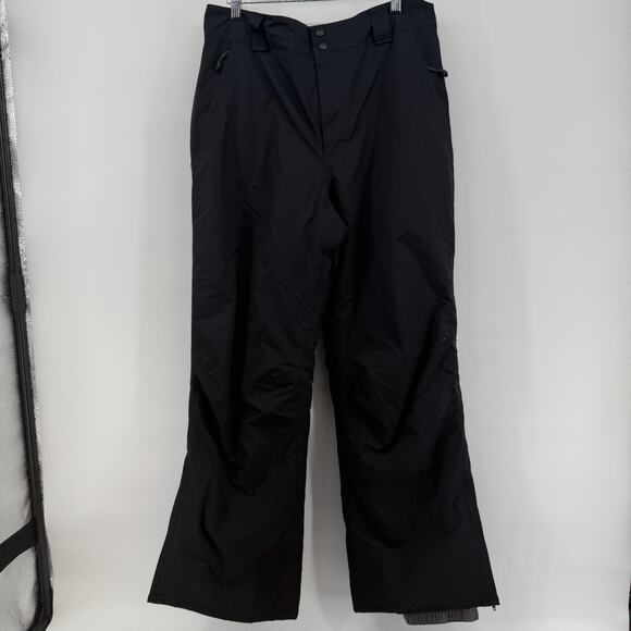 Eastern Mountain Sports EMS Mens Med Black Ski Snow Pants Insulated System Three - Picture 1 of 16